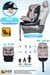 Prego Omegafix  I-Size Oto Koltuğu Ayak Destekli Bej 4101