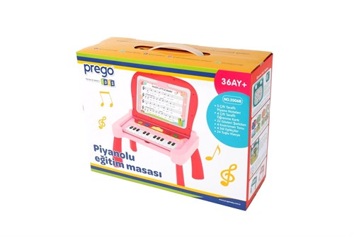 Prego Piyanolu Eğitim Masası Pembe 2006B