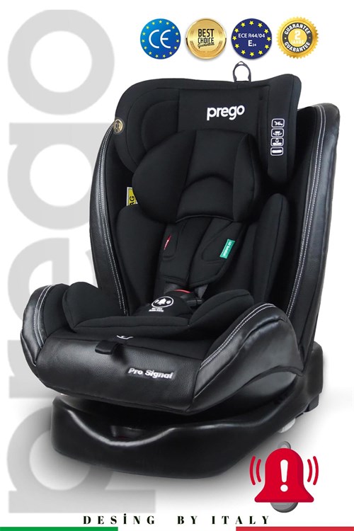 Prego Profix Pro Signal 360 Derece Dönebilen 0-36 Kg Isofixli Oto Koltuğu Siyah 4093
