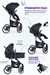 Prego Range Pro I-Size Travel Bebek Arabası Siyah SL-668