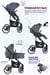 Prego Range Pro I-Size Travel Bebek Arabası Gri SL-668