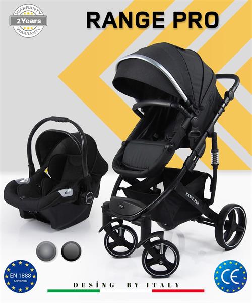 Prego Range Pro Travel Sistem Bebek Arabası 2096 Siyah