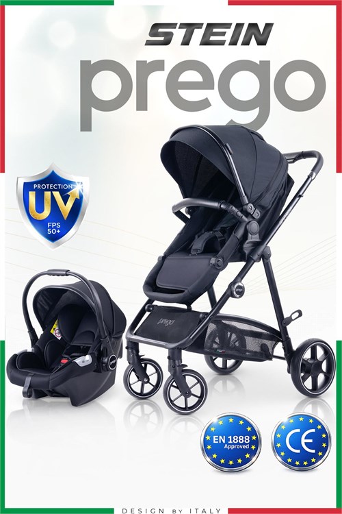 Prego Stein Portbebeli Travel Bebek Arabası Siyah 2097