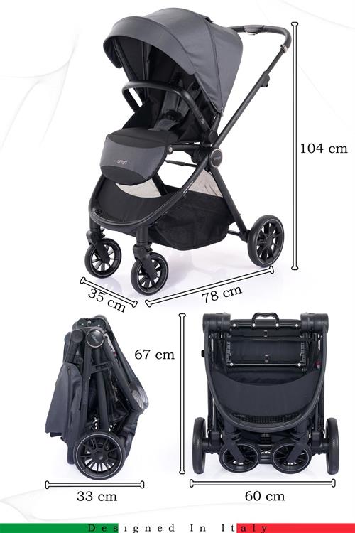 Prego Venüs Premium Travel Sistem Bebek Arabası Gri 2029