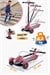 Prego Veyron Bluetoothlu Müzikli Işıklı Çocuk Scooter Kırmızı  K-660