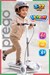 Prego Veyron Bluetoothlu Müzikli Işıklı Çocuk Scooter Bej K-660