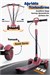 Prego Veyron Bluetoothlu Müzikli Işıklı Çocuk Scooter Kırmızı  K-660