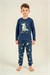 RolyPoly Erkek Çocuk Baskılı Pijama Takımı Lacivert RP3862-3