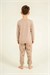 RolyPoly Erkek Çocuk Baskılı Pijama Takımı Bej RP3874-3