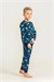 RolyPoly Erkek Çocuk Baskılı Pijama Takımı Lacivert RP3887-3