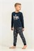 RolyPoly Erkek Çocuk Baskılı Pijama Takımı Lacivert RP3870-3