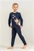 RolyPoly Erkek Çocuk Baskılı Pijama Takımı Lacivert  RP3935-3