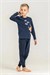 RolyPoly Erkek Çocuk Baskılı Pijama Takımı Lacivert  RP3935-3