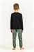 RolyPoly Erkek Çocuk Baskılı Pijama Takımı Siyah RP3862-3