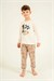 RolyPoly Erkek Çocuk Baskılı Pijama Takımı Ekru RP3875-3