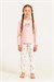 RolyPoly Kız Çocuk Baskılı Pijama Takımı Pembe RP3911-3