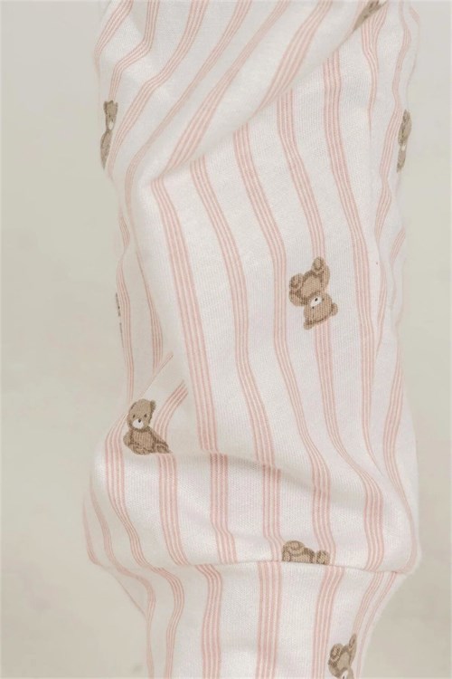 RolyPoly Kız Çocuk Baskılı Pijama Takımı Pembe RP3911-3