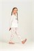 RolyPoly Kız Çocuk Baskılı Pijama Takımı Beyaz  RP3912-3