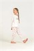 RolyPoly Kız Çocuk Baskılı Pijama Takımı Beyaz  RP3912-3