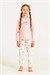 RolyPoly Kız Çocuk Baskılı Pijama Takımı Pembe RP3911-3
