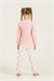 RolyPoly Kız Çocuk Baskılı Pijama Takımı Pembe RP3911-3