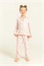 RolyPoly Kız Çocuk Gömlek Pijama Takımı Pudra RP3903-3