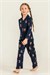 RolyPoly Kız Çocuk Winter Bear Gömlek Pijama Takımı Lacivert RP3919-3