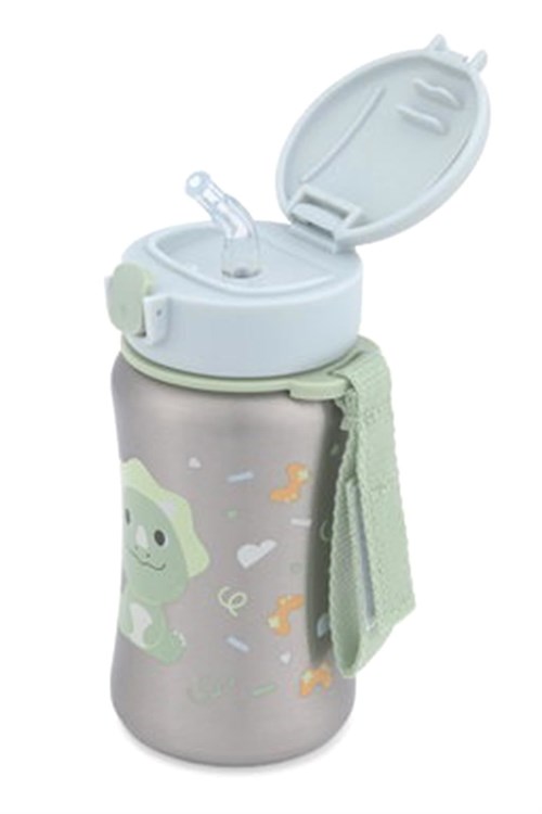 Skip Hop Besties Squad Pipetli Paslanmaz Çelik Suluk Dinozor 9U613510