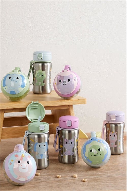 Skip Hop Besties Squad Pipetli Paslanmaz Çelik Suluk Unicorn 9T463810