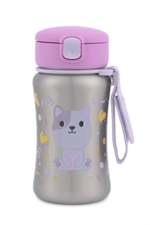 Skip Hop Besties Squad Pipetli Paslanmaz Çelik Suluk Kedi 9U613310