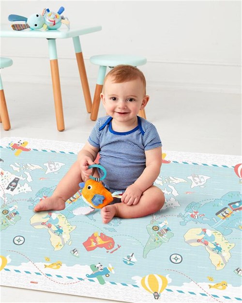 Skip Hop Harita Desenli Çift Taraflı Oyun Halısı 243103