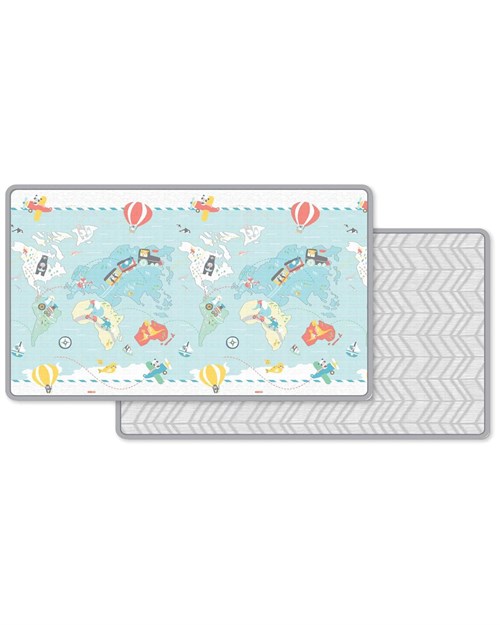 Skip Hop Harita Desenli Çift Taraflı Oyun Halısı 243103