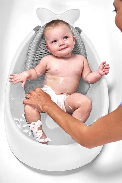 Skip Hop Moby 3ü 1 Arada Akıllı Küvet Beyaz 9P466810