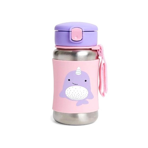 Skip Hop Zoo Paslanmaz Çelik Suluk - Çerez Kabı Narwhal Seti