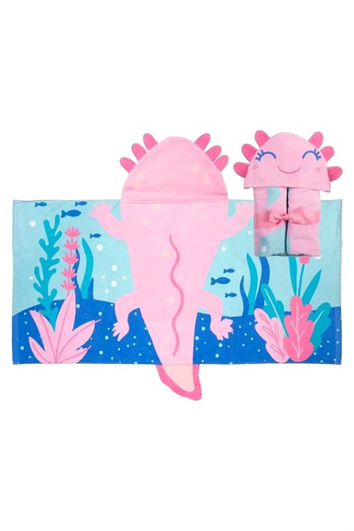 Stephen Joseph Kız Çocuk Plaj Havlusu Axolotl Pembe SJ100483
