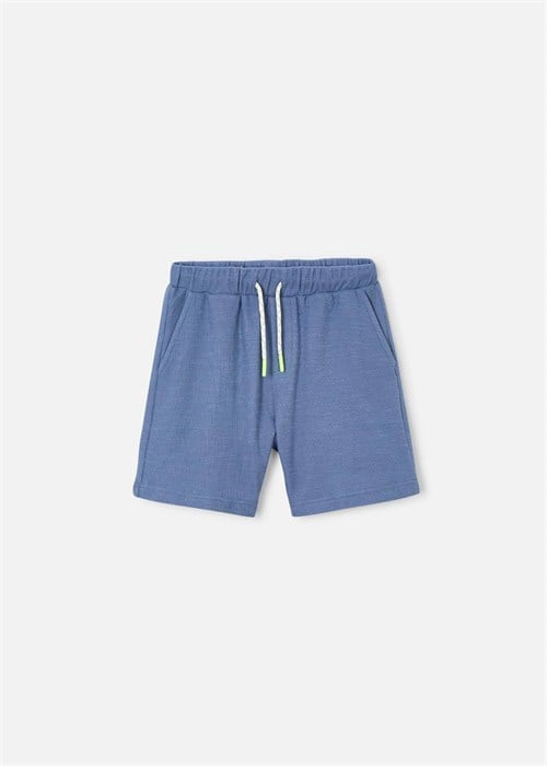 The Boston Kids Erkek Çocuk Basic Bermuda Şort Mavi 6223