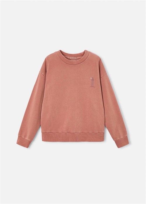 The Boston Kids Erkek Çocuk Baskılı Sweatshirt Tarçın 6423