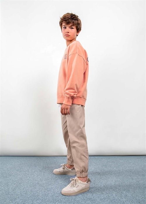 The Boston Kids Erkek Çocuk Gabardin Pantolon Bej 6574