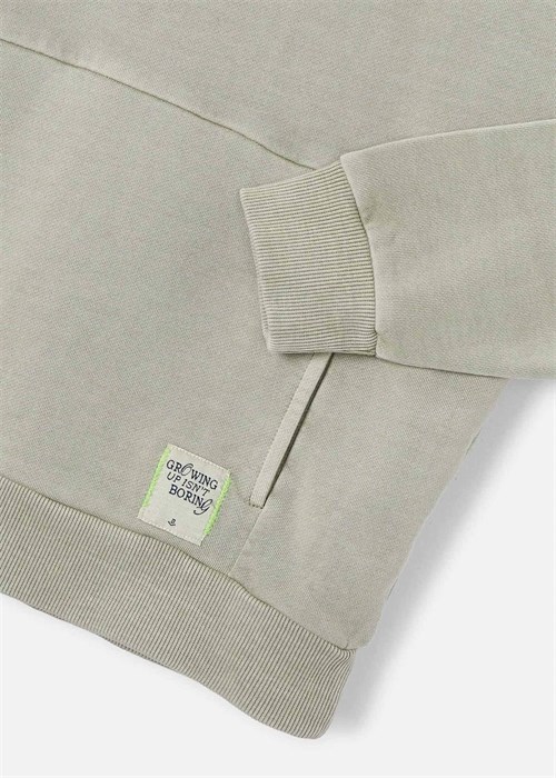 The Boston Kids Erkek Çocuk Kapüşonlu Sweatshirt Yeşil 6424