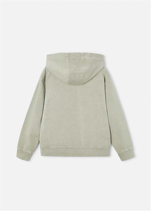 The Boston Kids Erkek Çocuk Kapüşonlu Sweatshirt Yeşil 6424