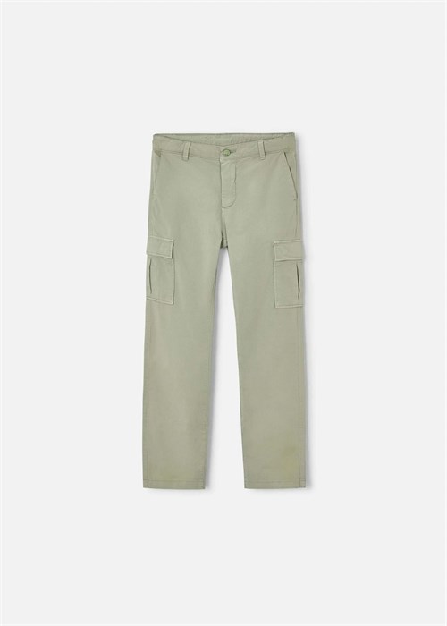 The Boston Kids Erkek Çocuk Kargo Pantolon Yeşil 6573