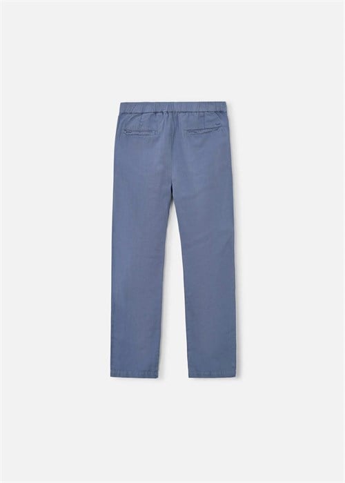 The Boston Kids Erkek Çocuk Keten Pantolon Mavi 6572