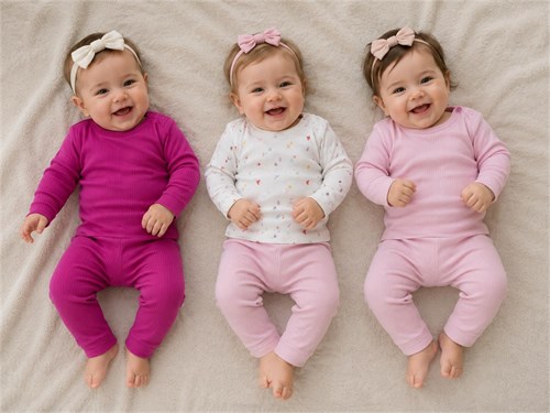 Tiffany Baby Kız Bebek Butterfly Theme 3lü Sweat Set Pembe 48096