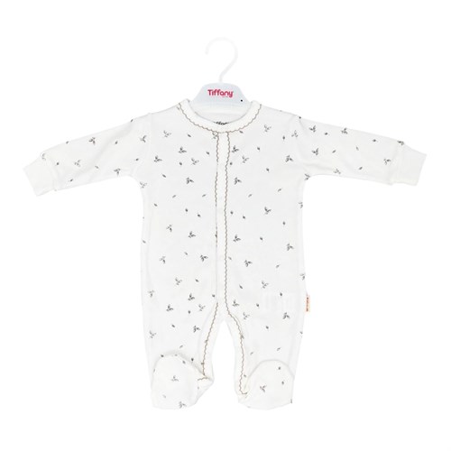 Tiffany Bebek Olive Branch Theme Patikli Tulum Ekru 46033