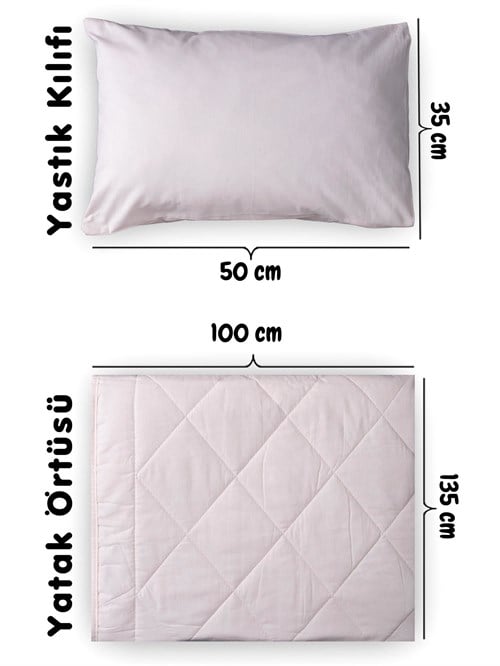 Tiffany Conform Kapitoneli Bebek Yatak Örtüsü Pudra 971061