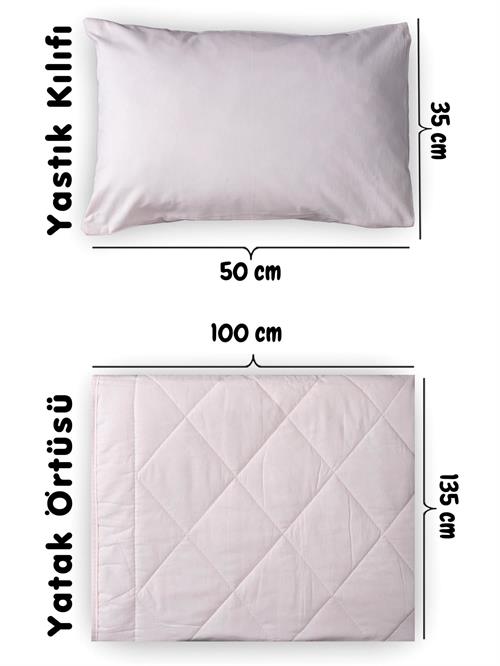 Tiffany Conform Kapitoneli Bebek Yatak Örtüsü Pudra 971061