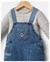 Tongs Baby Erkek Bebek Education Salopet Bluz Takım Mavi 5961