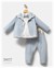 Tongs Baby Erkek Çocuk Papyonlu 3lü Ceket Pantolon Takım Mavi 5977