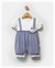 Tongs Baby Kız Bebek Sailing Girl Çizgili Tulum Mavi 5853