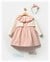 Tongs Baby Kız Çocuk Laya Taç Tokalı Elbise Bolero Takım Pembe 8153